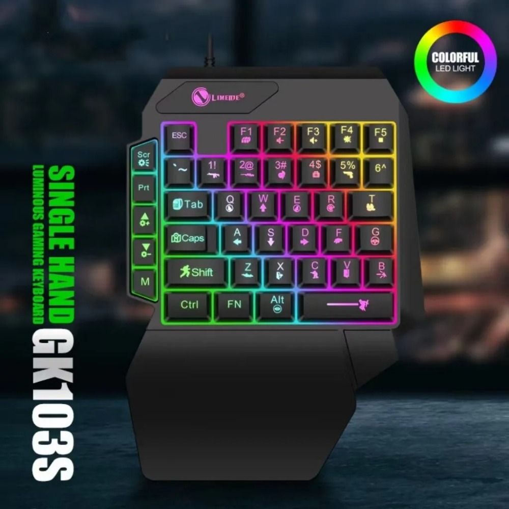 Colorful Mini One Handedly Key - Gaming Keyboard Mini Mechanical avis et prix