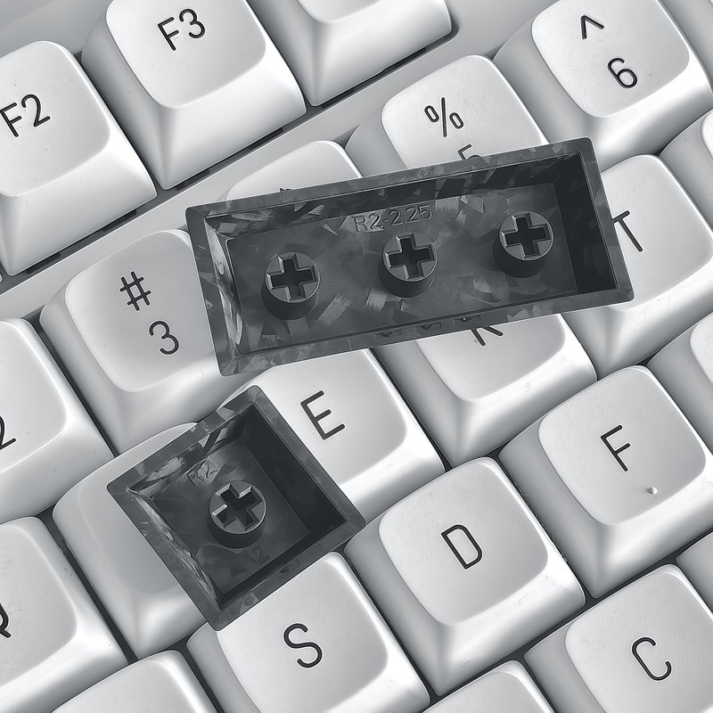 Black Carbon Fiber Keycaps 1pc - Keyboard Gaming Black avis et prix
