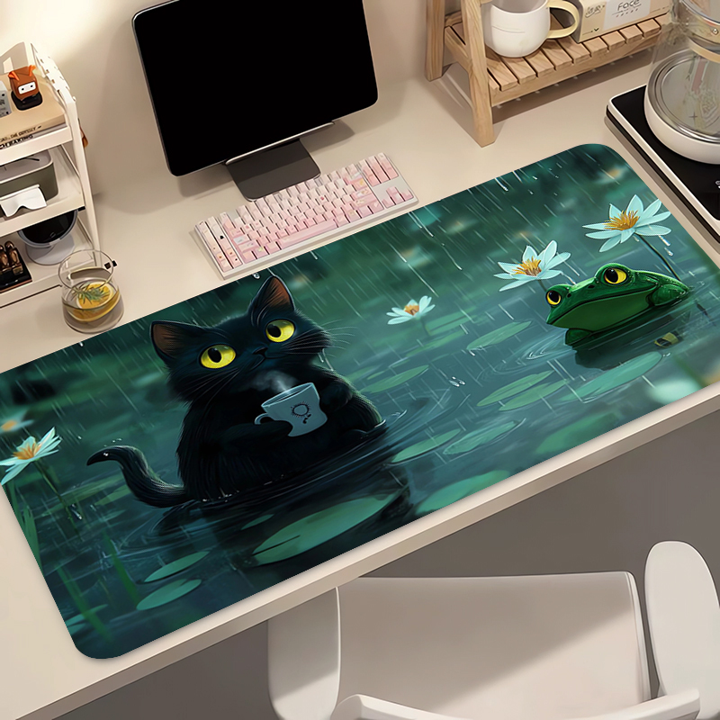 Kawaii Black Cat Silicone Soft - Keyboard Gaming Black avis et prix