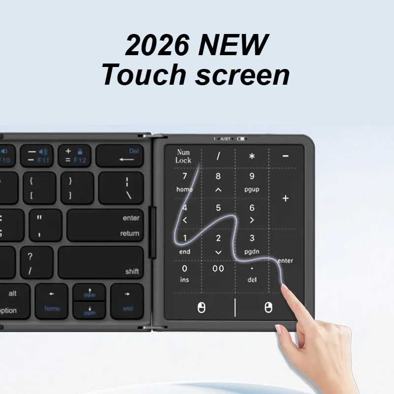 New Three-Fold Folding Bluetoo - Gaming Keyboard Non Mechanical avis et prix
