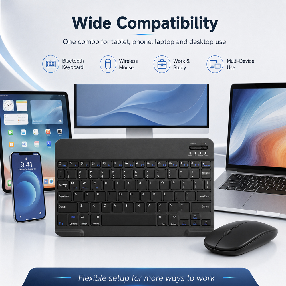 Bluetooth Wireless Keyboard Fo - Gaming Keyboard Wireless avis et prix