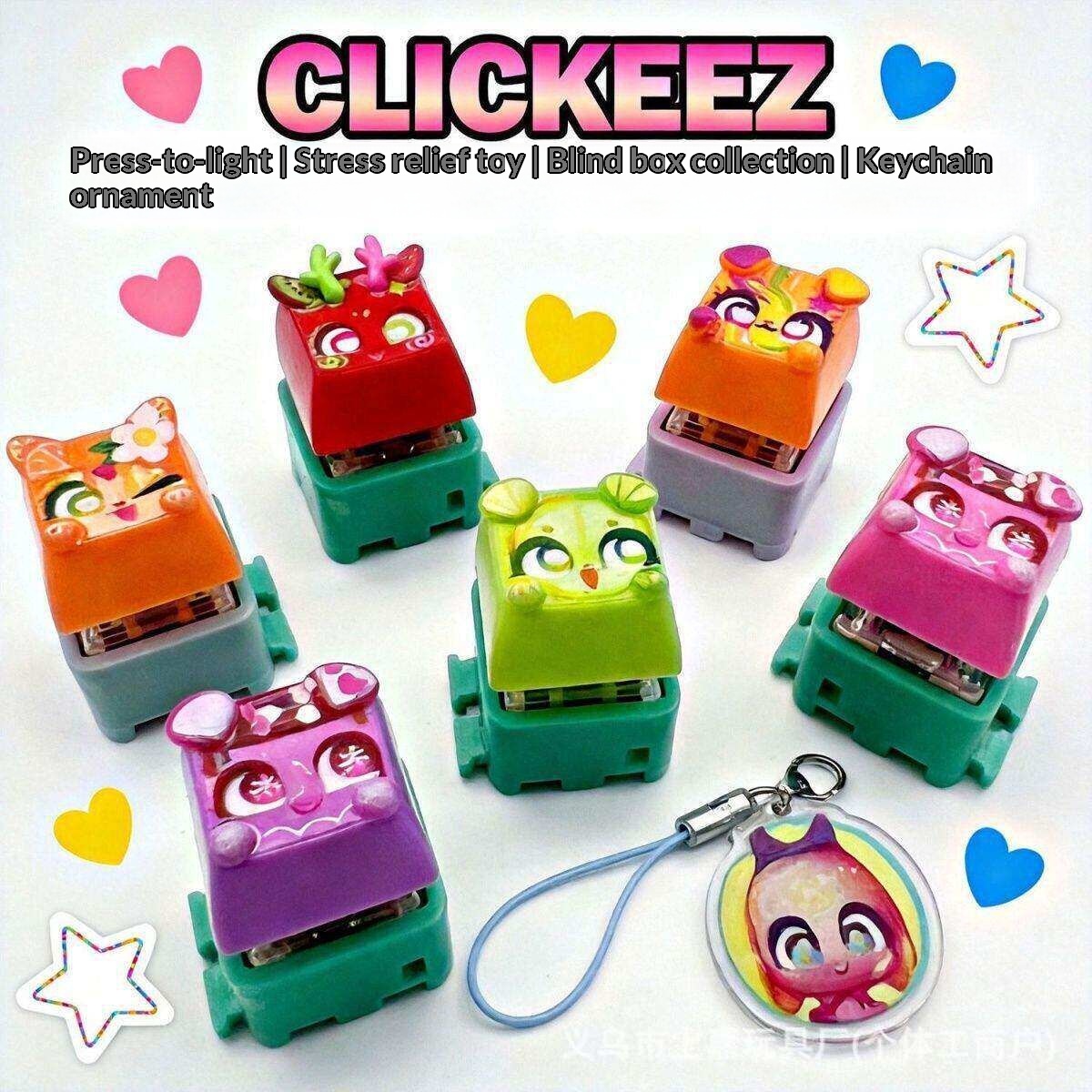 Clickeez Fidget Keycap Keychai - Gaming Keyboard Mechanical avis et prix