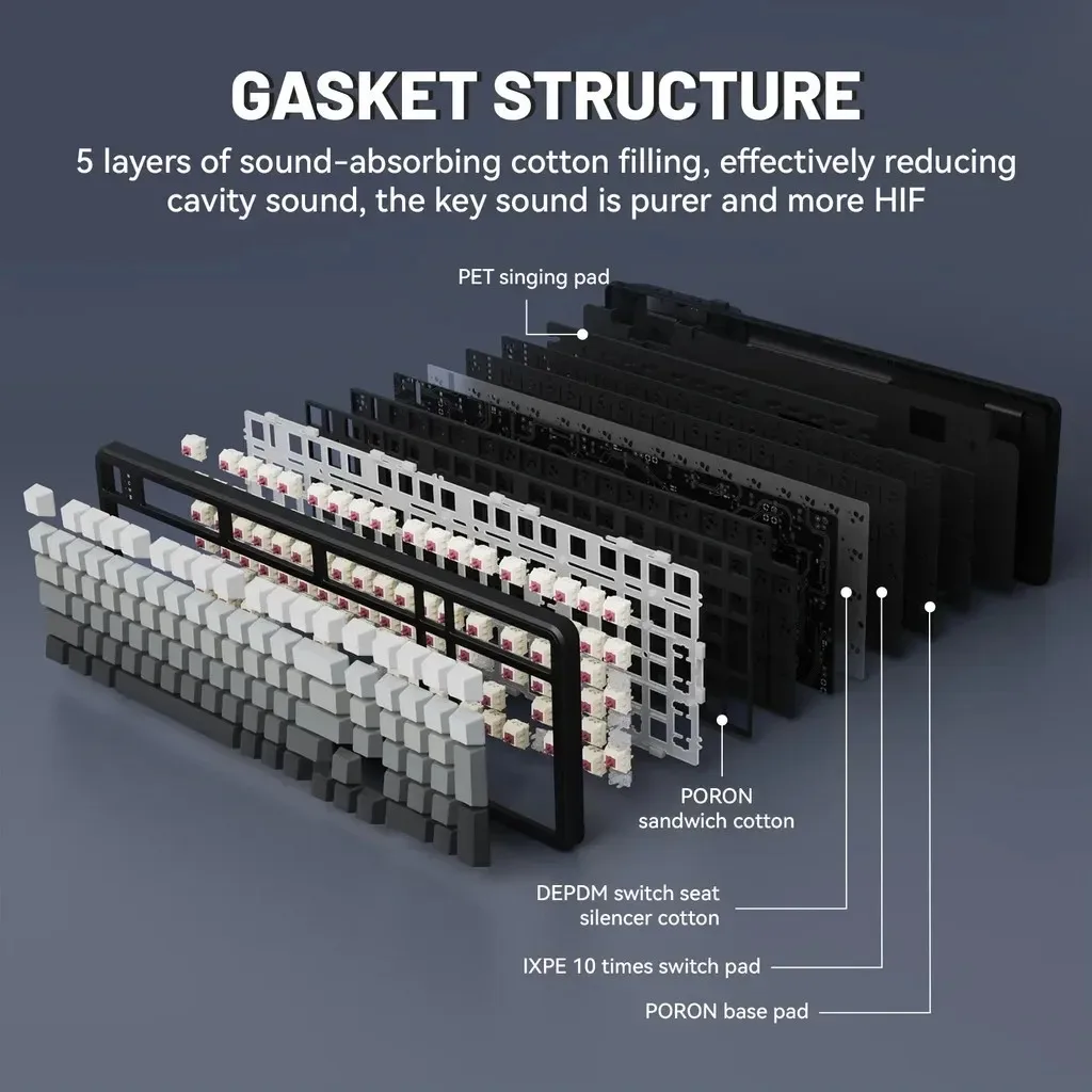 ATTACK SHARK X98 X98PRO Wirele - Gaming Keyboard Mini Mechanical avis et prix