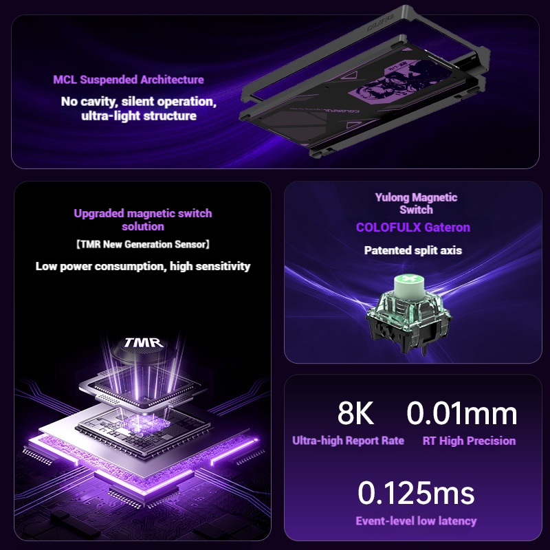 Colorful StarChase 87 Magnetic - Gaming Keyboard Mechanical avis et prix