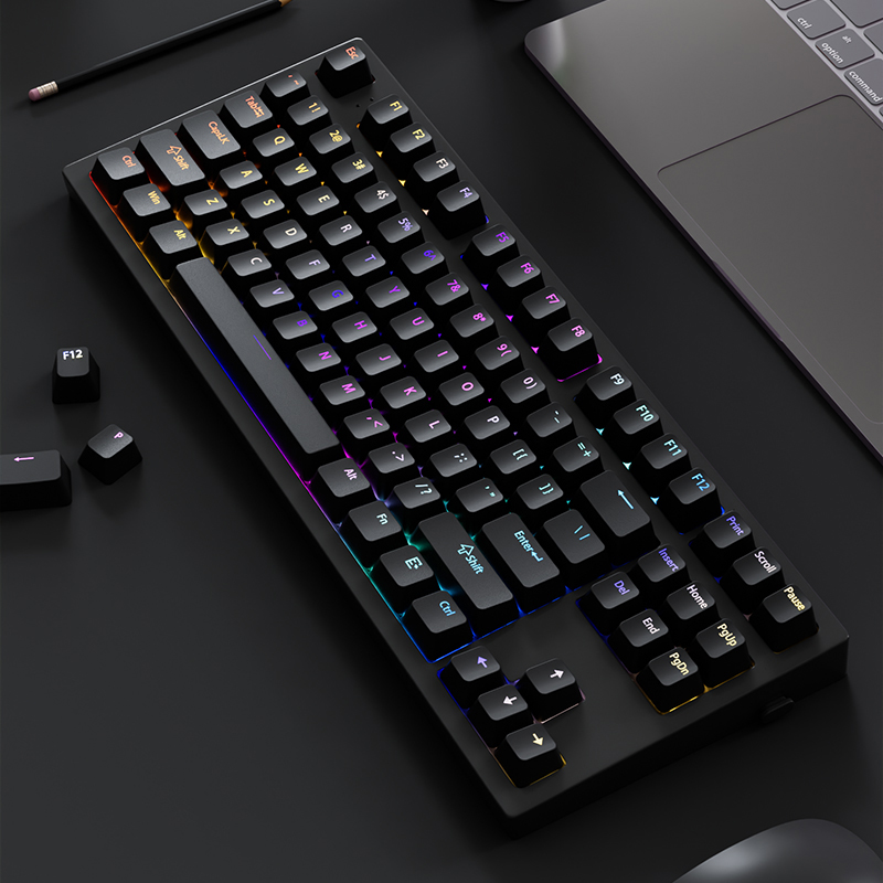 130+ Keys Black Custom Double  - Keyboard Gaming Black avis et prix