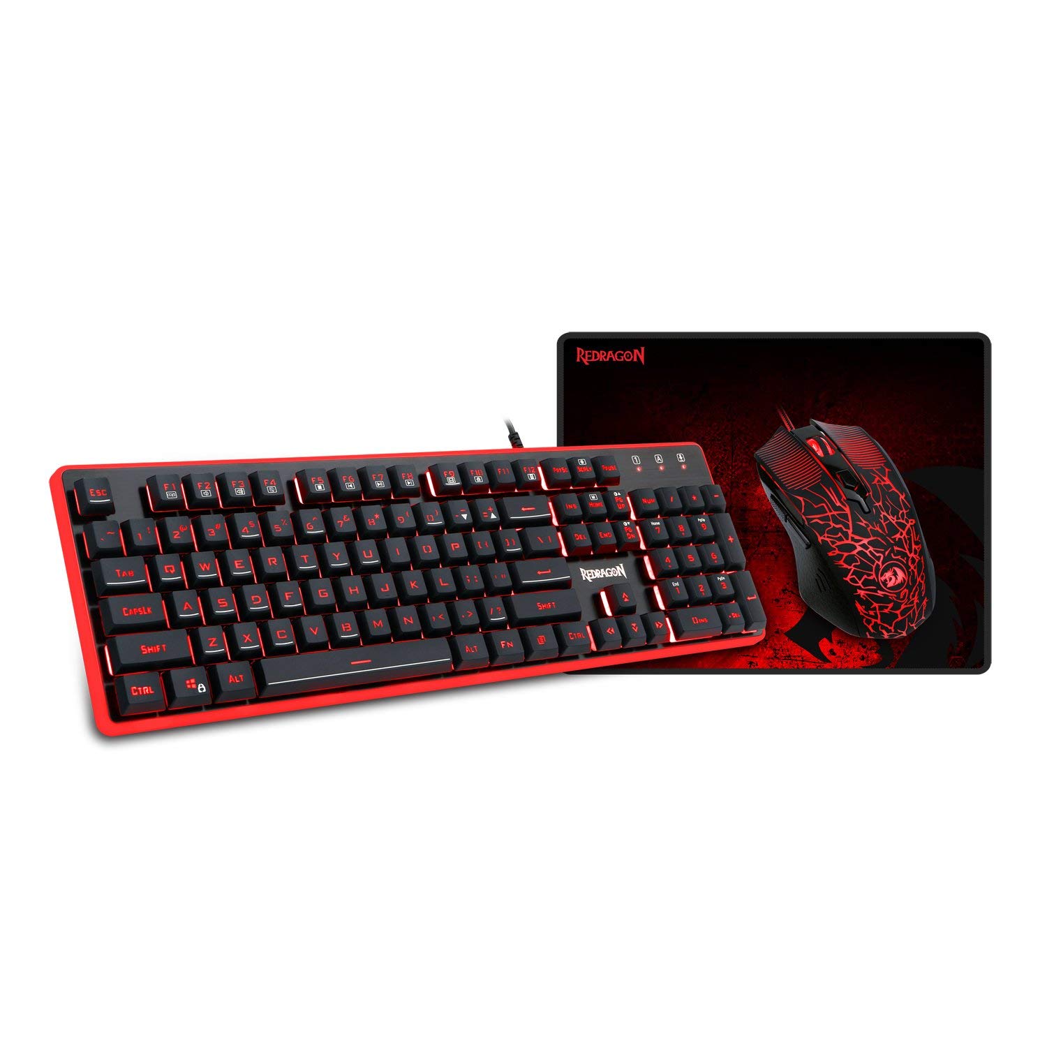 Redragon S107 Gaming Keyboard  - Gaming Keyboard And Mouse Combo avis et prix