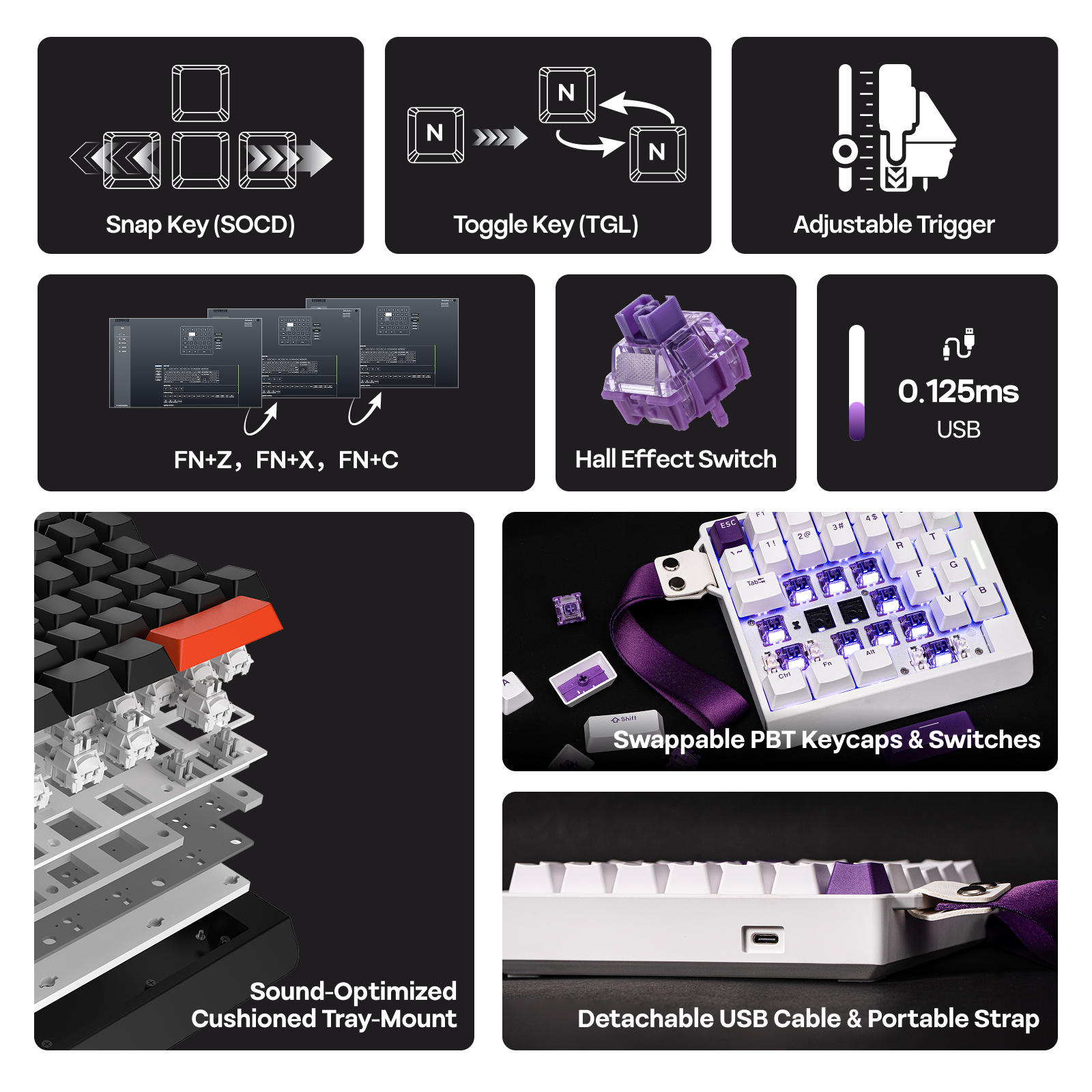  EPOMAKER HE30 One-Handed 36- - Gaming Keyboard Mini Mechanical avis et prix